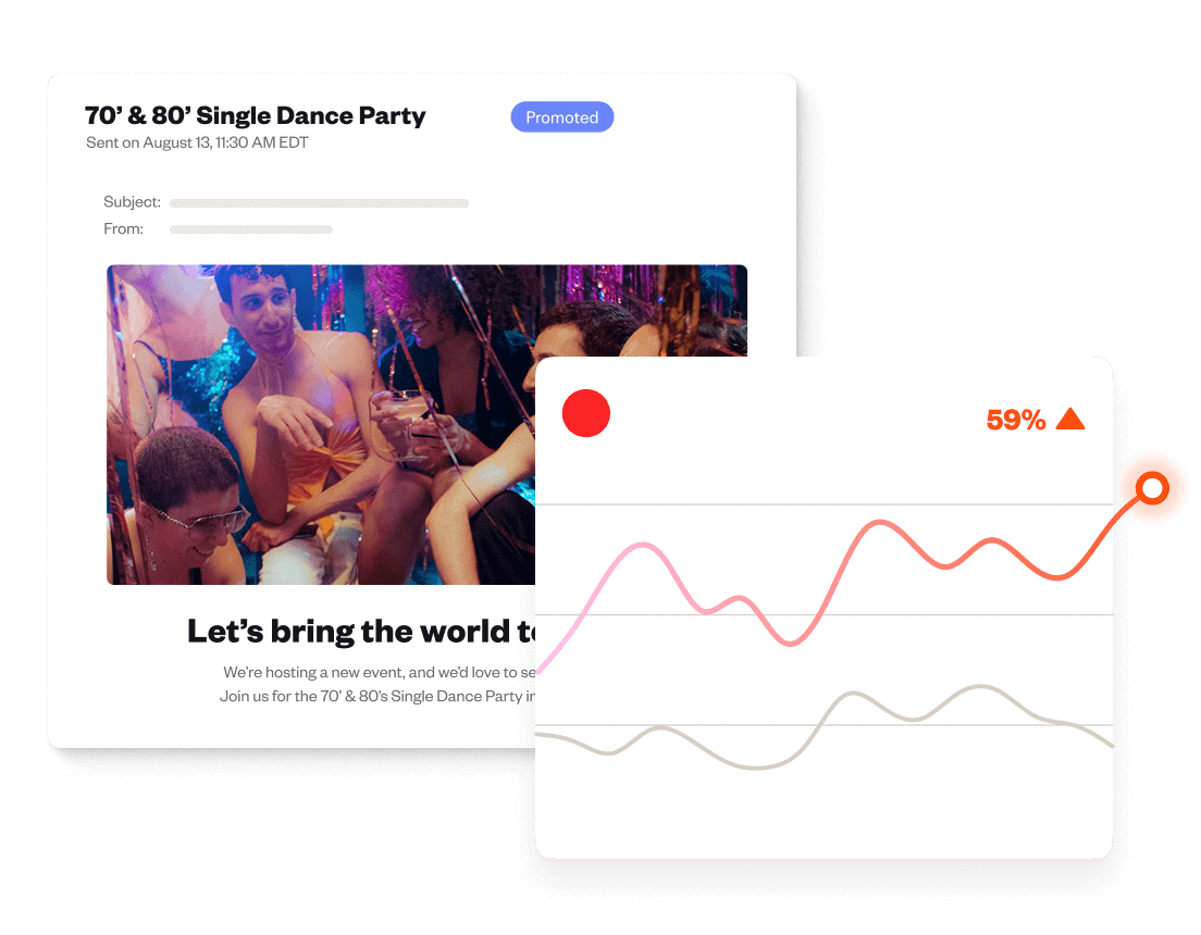 Picture showing Eventbrite's email marketing tool