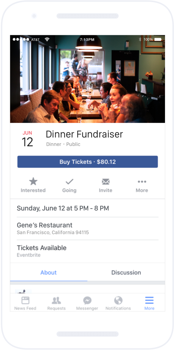 Sell reunion tickets from anywhere